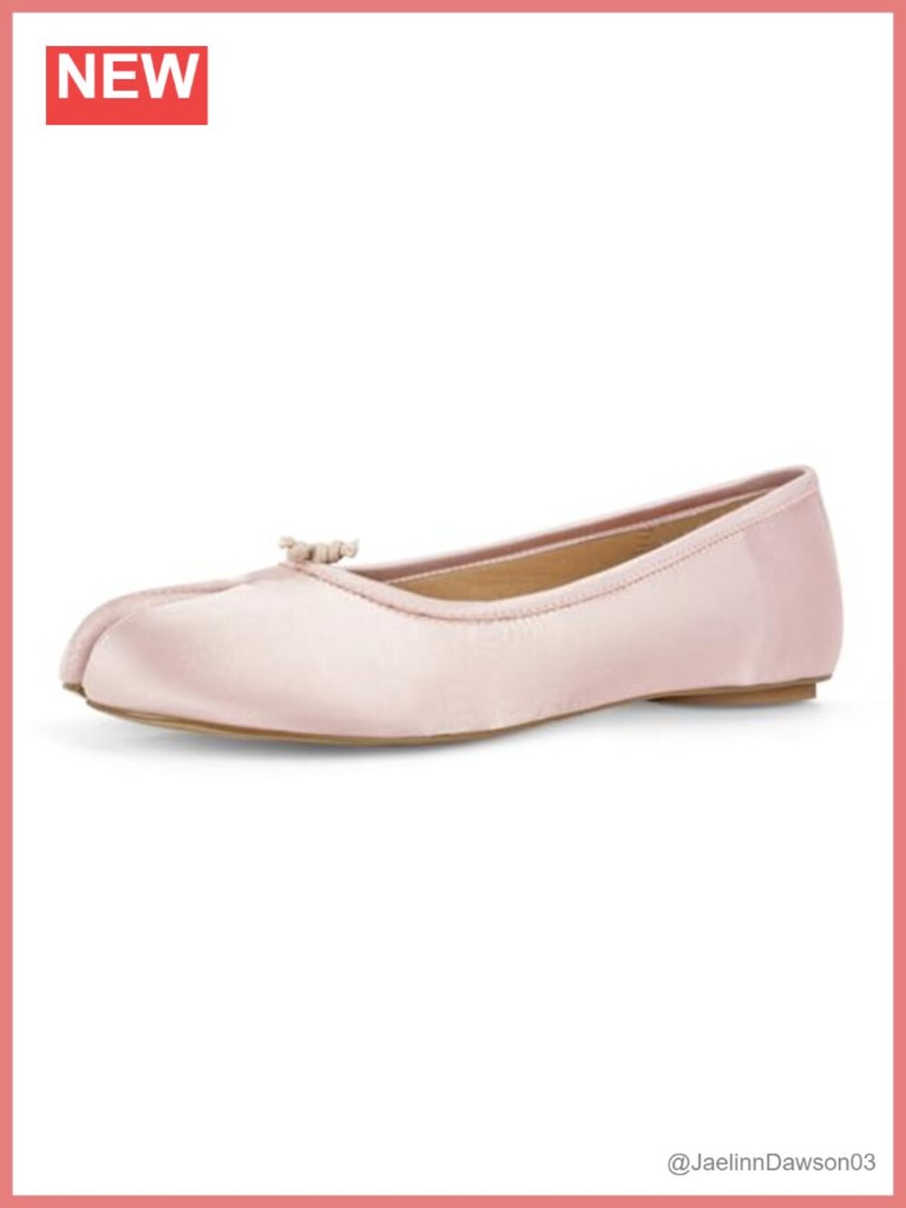 Split Toe Ballet Flats Women Wide Width Slip-On Comfort Work Shoes